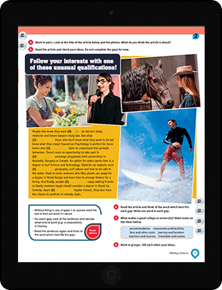 Digital Student's Books and Workbooks